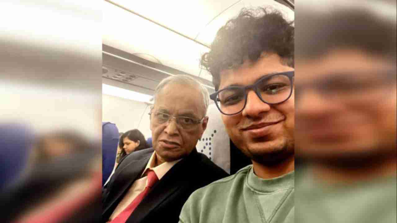 Read more about the article A Glimpse into Humility and Insight: Narayana Murthy’s Economy Class Chat Goes Viral